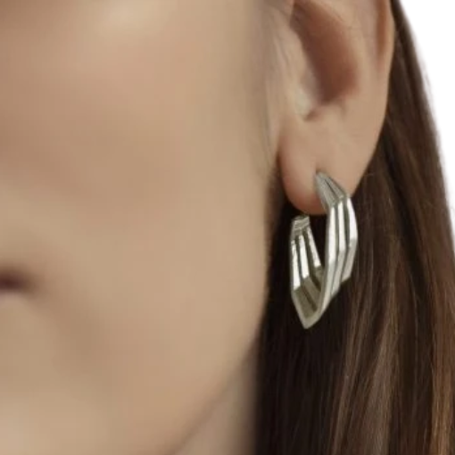 Spanish Steps Earrings Silver