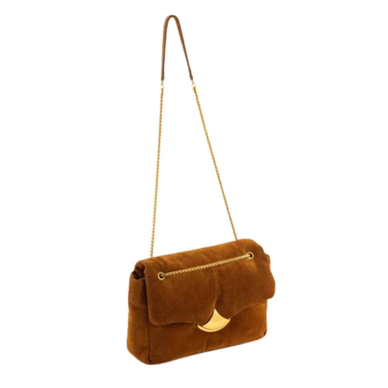 Puffy Grande Chain Bag Tobacco