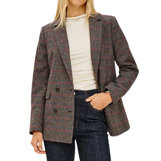 Jac Blazer -Oxford Plum