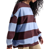 Classic Stripe Crew Wide Periwinkle