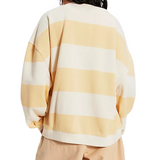 Classic Stripe Crew Wide Apricot