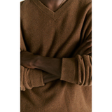 Raxon VNeck Men's Knit Chestnut