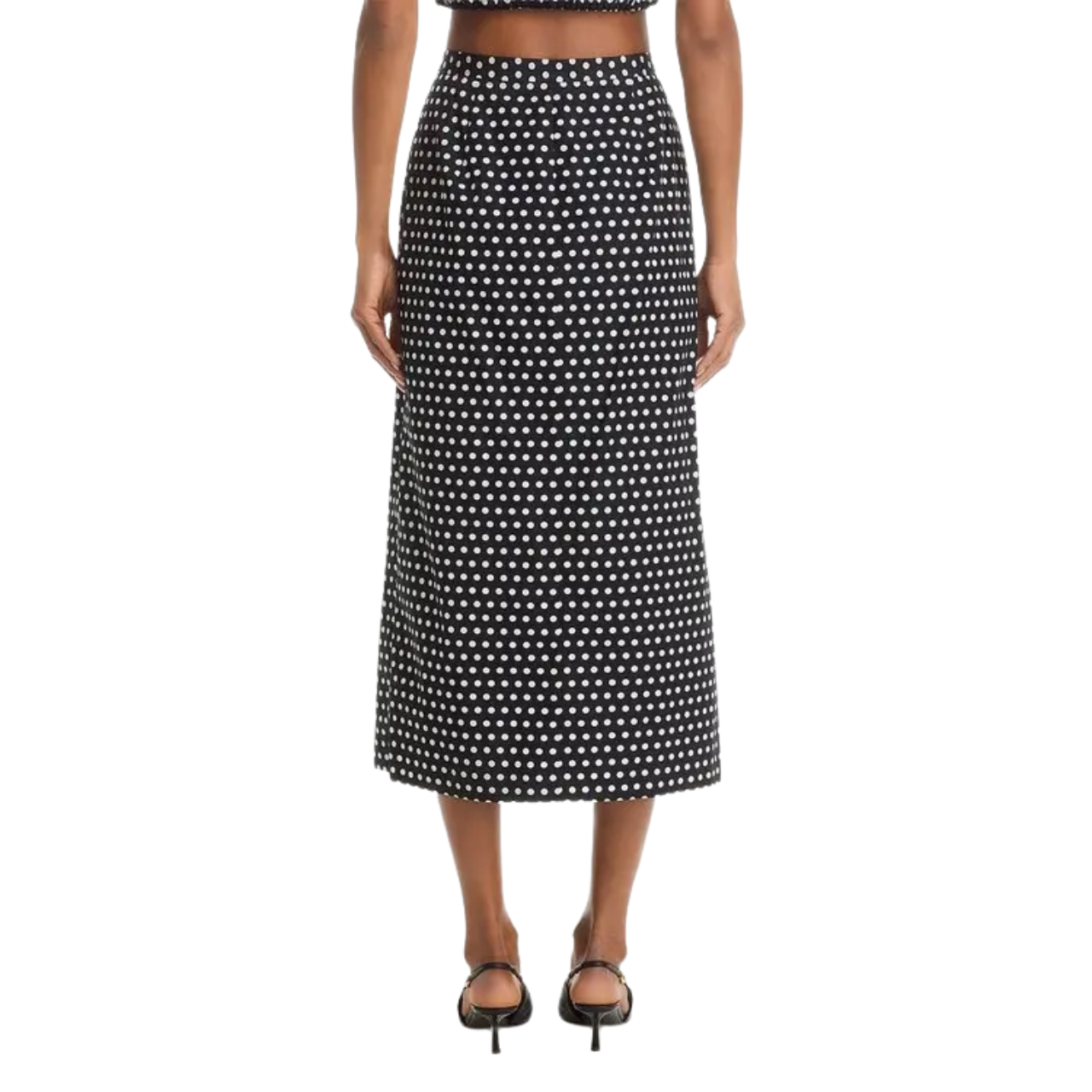 The Polka Dot Skirt Black