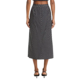 The Polka Dot Skirt Black