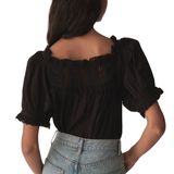 Frances Top Black