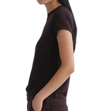 Long Line Adine Tee Plum