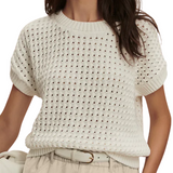 Denny Knit Top Snow White