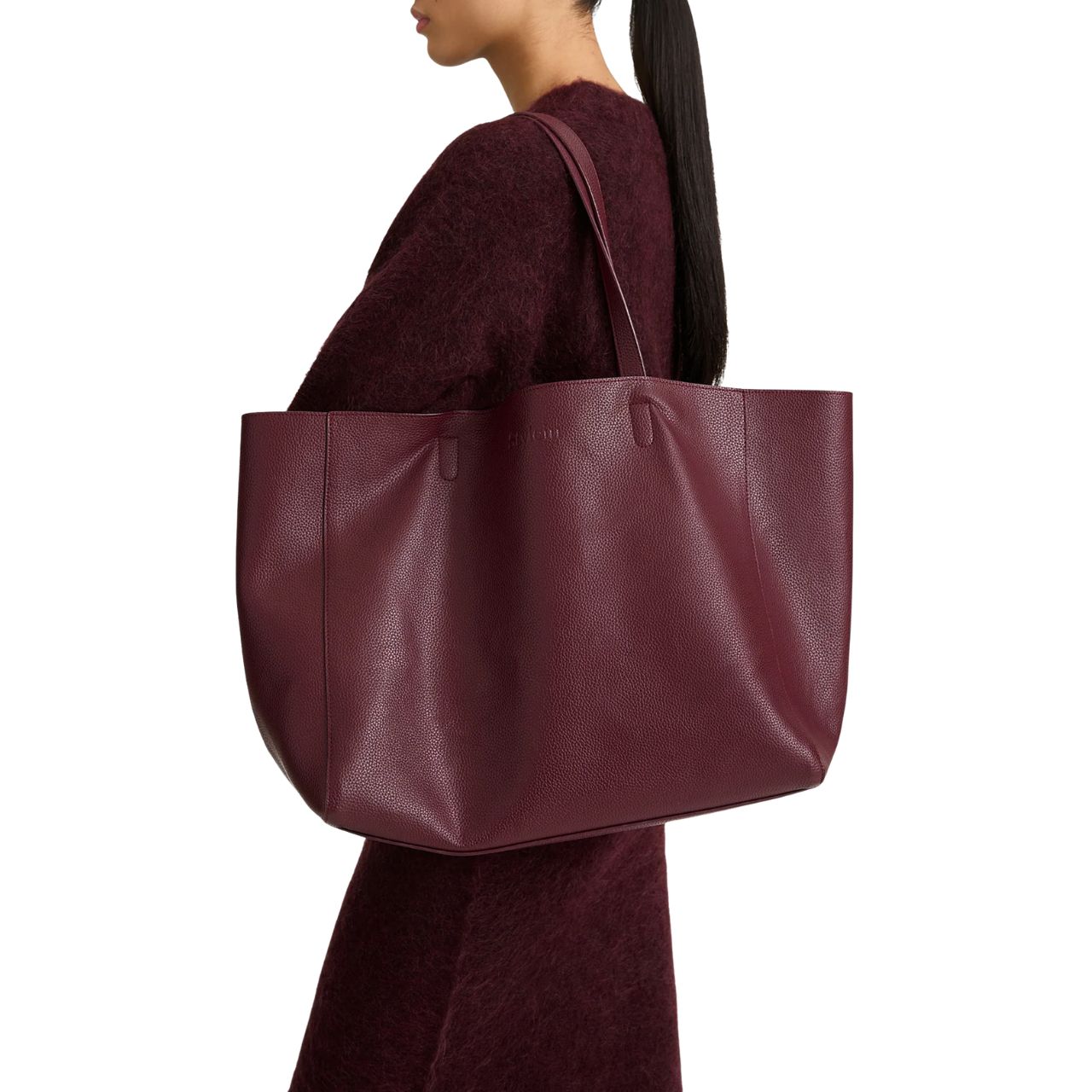 Yacht Bag Grain Burgundy