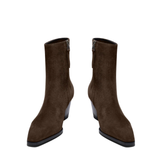 Hedvig Moka Leather Boots