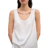 Silk Tank Top White
