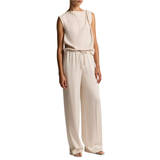 Draped Shoulder Top Blush