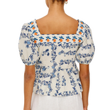 Presley Top Ceramic Floral