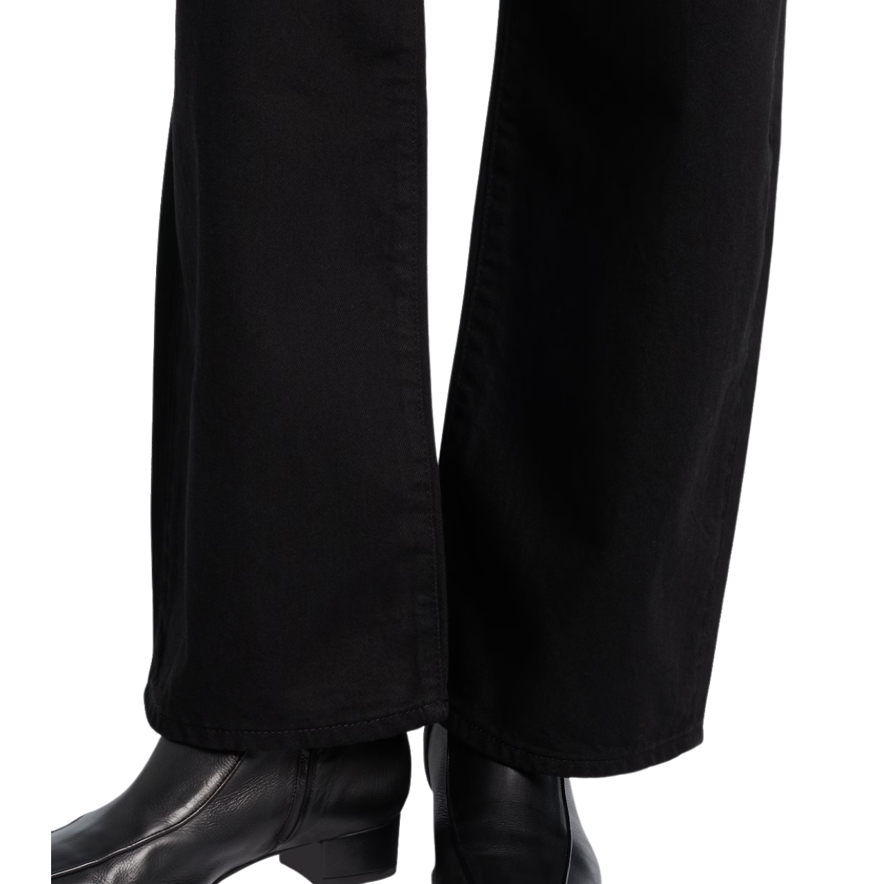 The Bow Crop Black Jeans