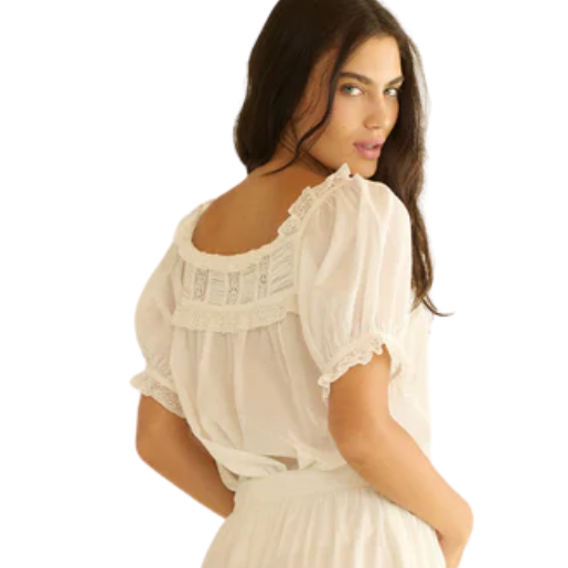 Frances Top Salt Lace