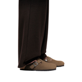 Boston Soft Footbed Clogs Dark Tea