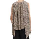 Olivia Scarf Detail Top Shaded Dot
