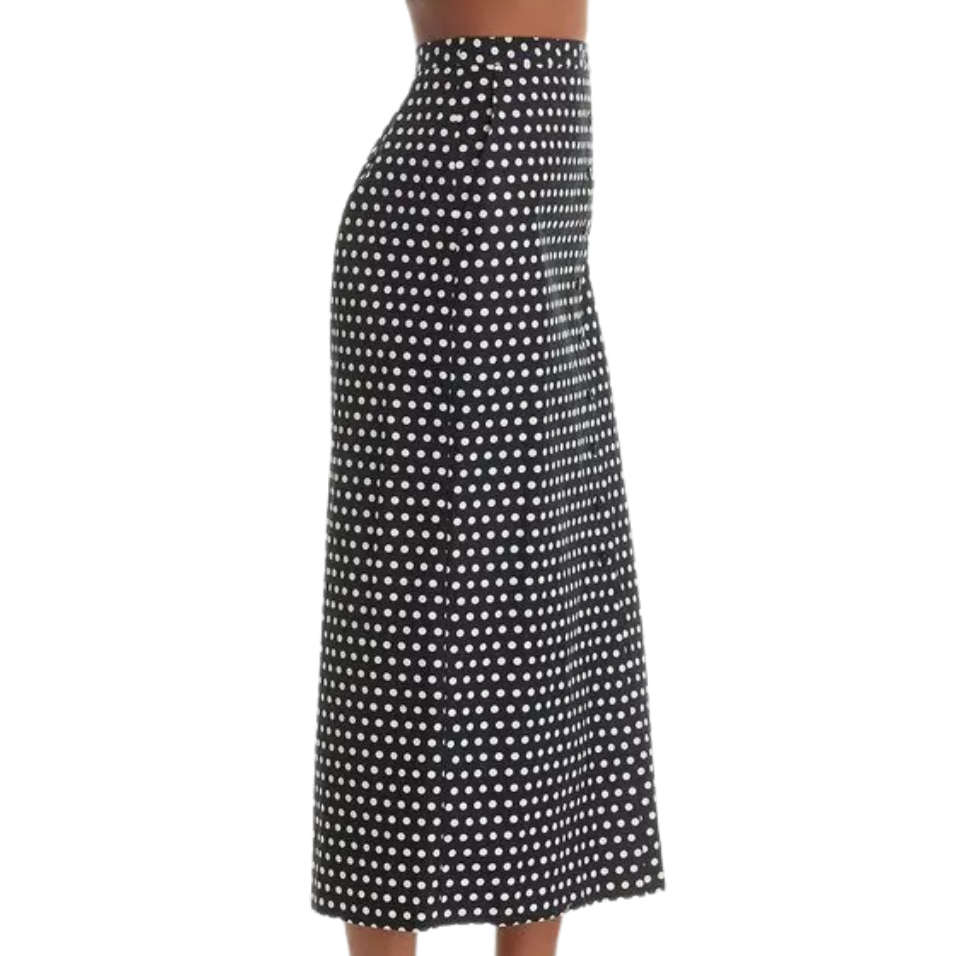The Polka Dot Skirt Black