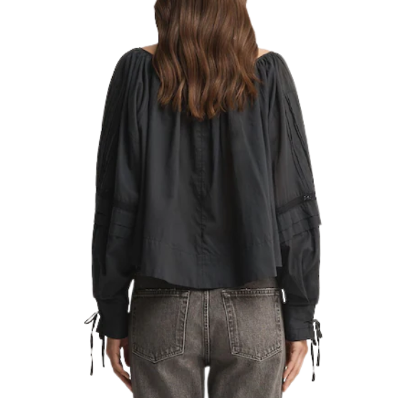 La Lune Blouse Black
