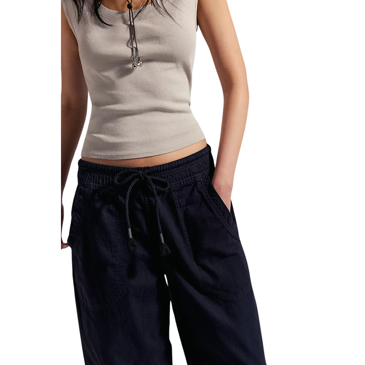 Easy Peasy Pull On Jeans Black