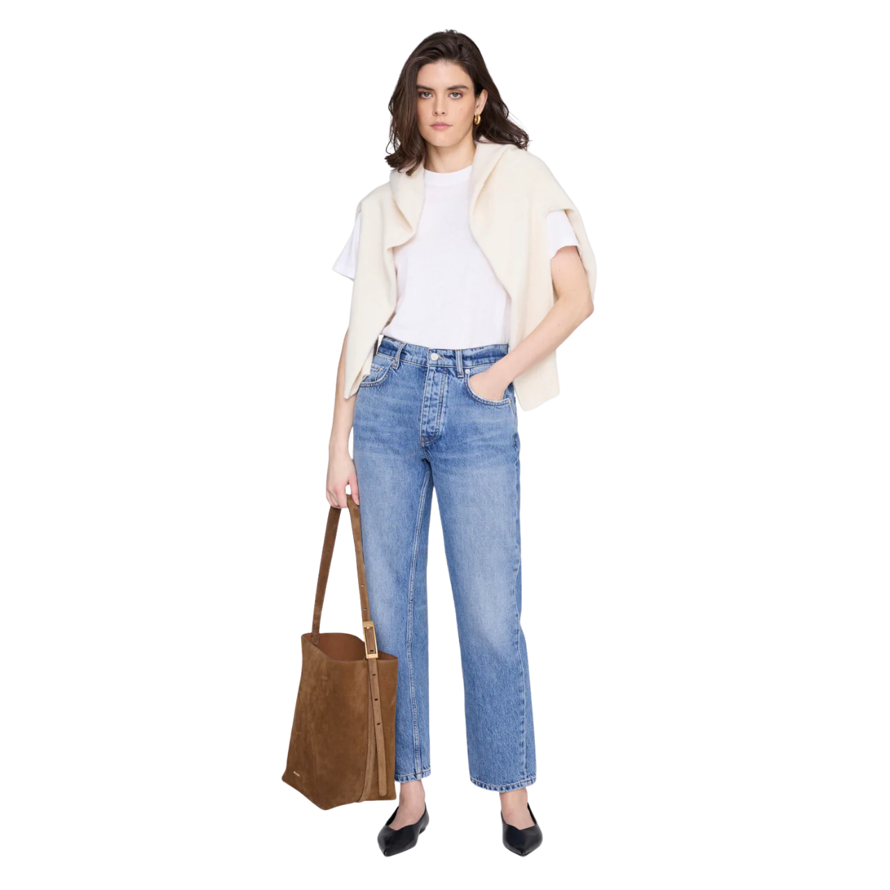 Elly Medium Bucket Bag Tobacco