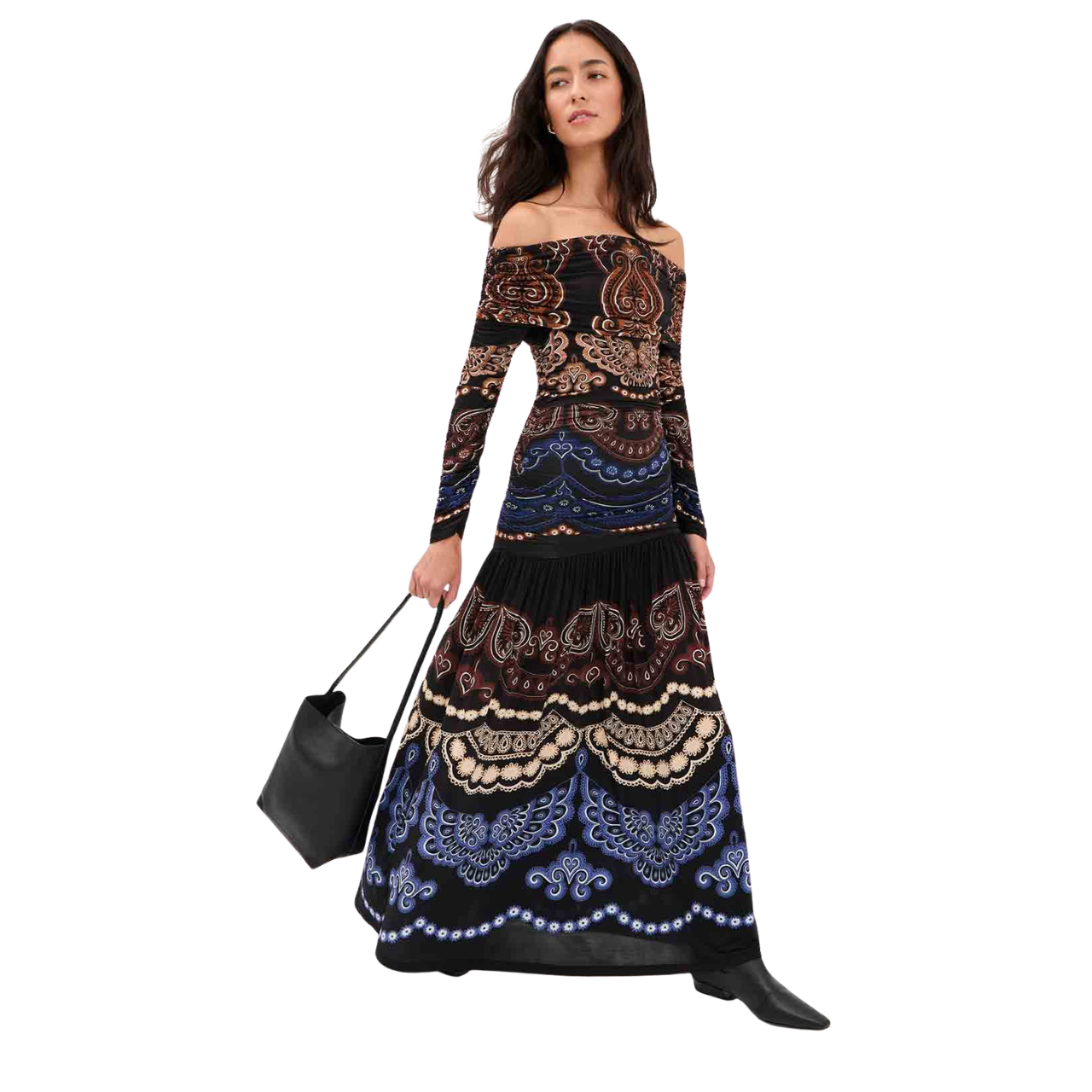 Nicole Black Maxi Dress
