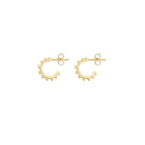 Dot Hoops Gold