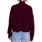 Carmen Funnel Neck Knit Burgundy