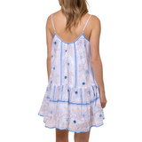 Johri Print Loose Mini White/Blue