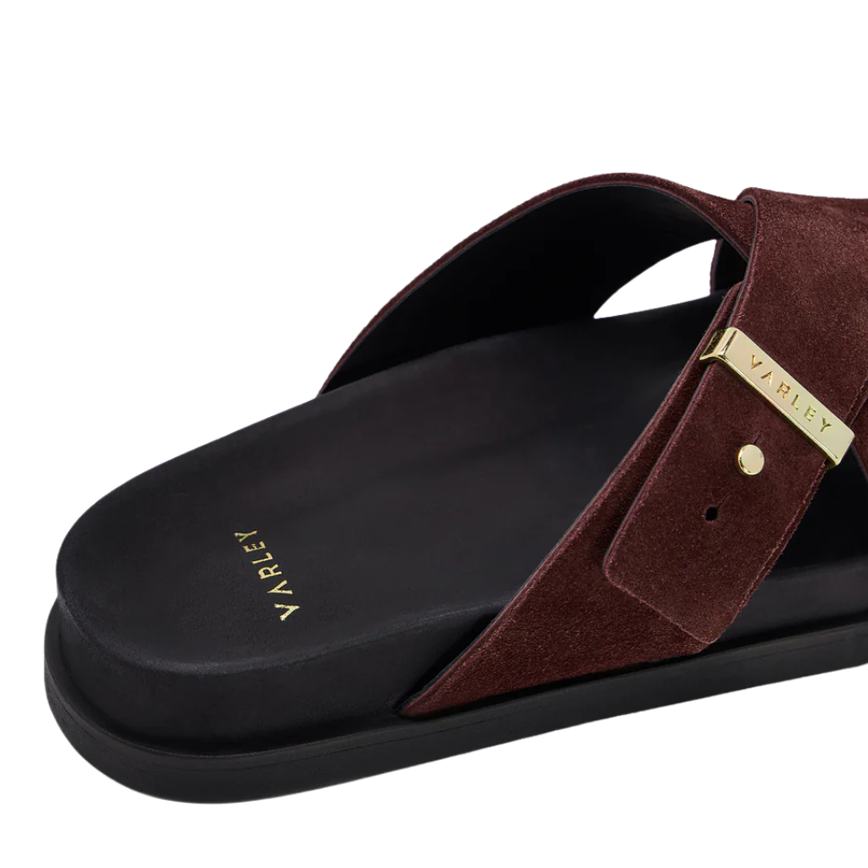 Esla Slide Sandals Chocolate