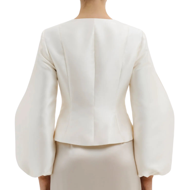 Vendela Balloon Sleeve Blouse Ivory