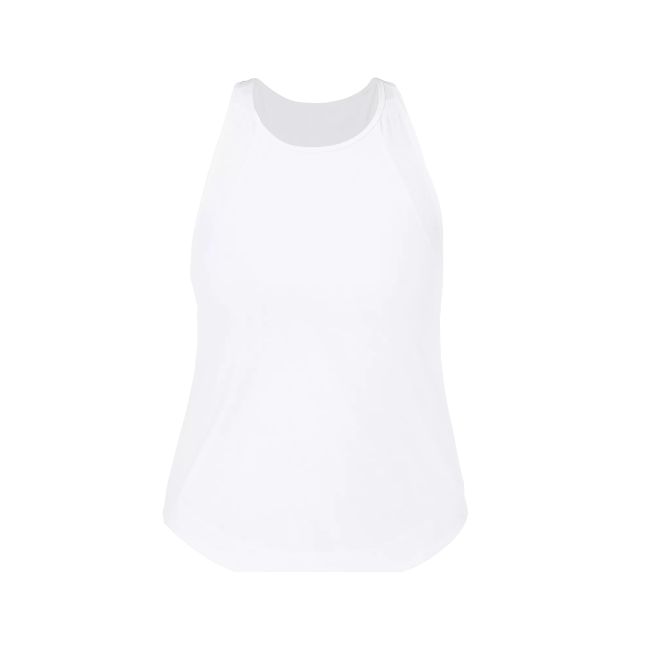 Breathe Easy Mesh Run Tank White