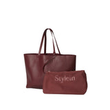 Yacht Bag Grain Burgundy