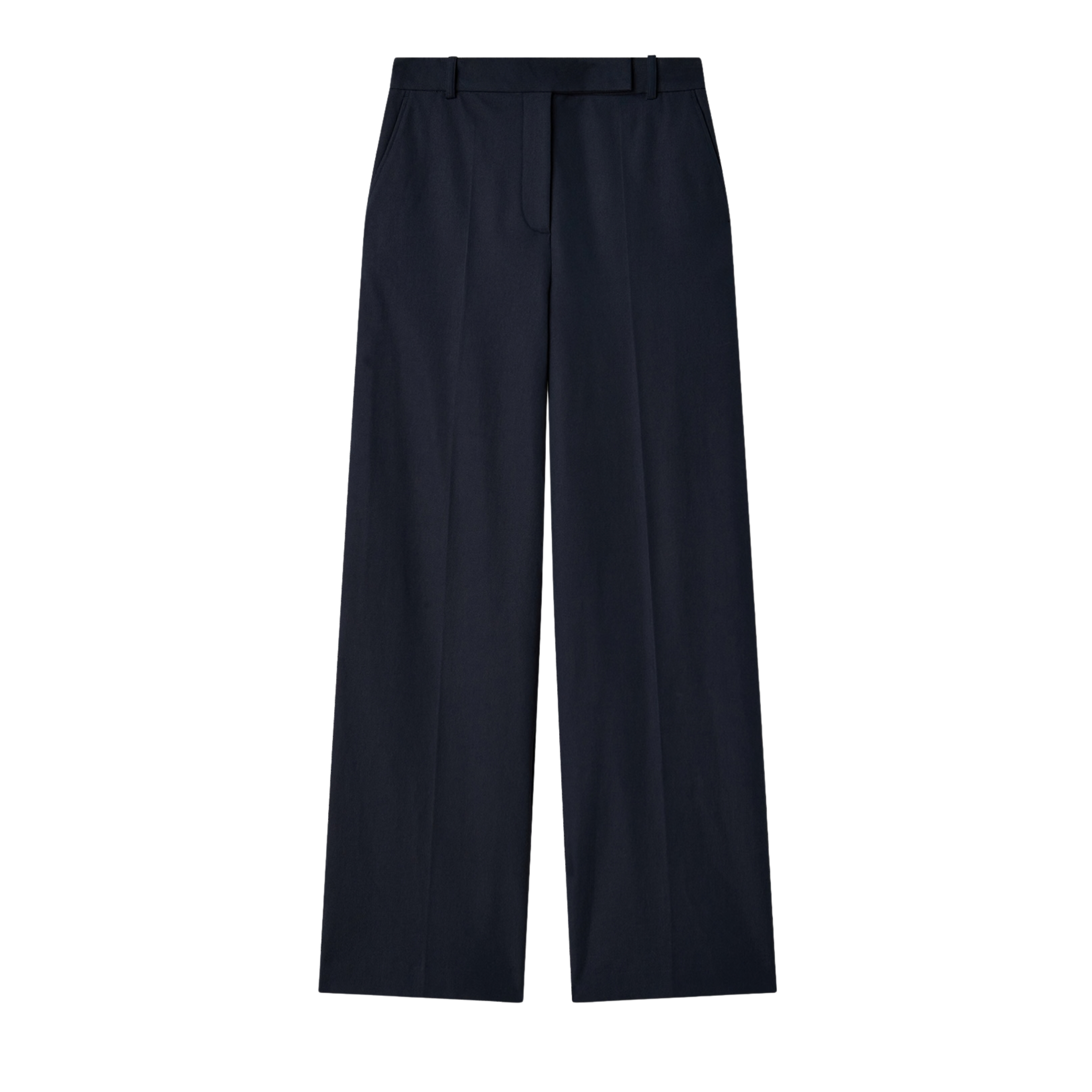 Yukio Navy Gabardine Stretch Trousers