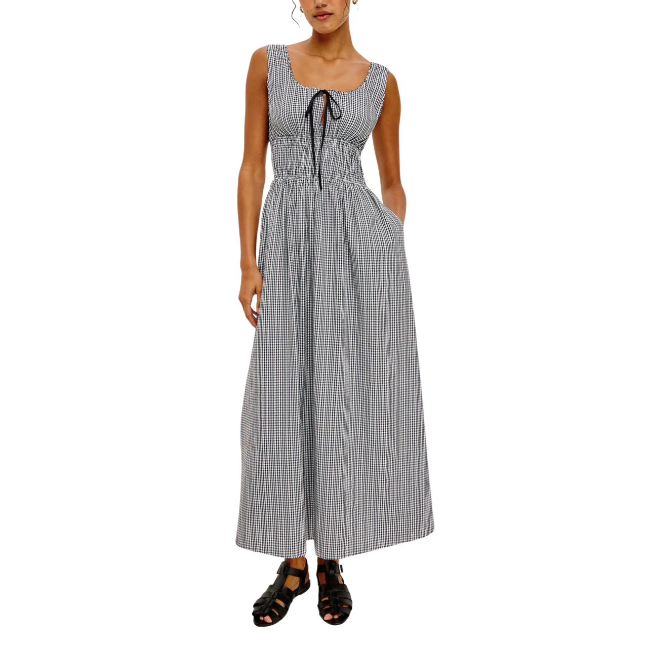 Jordi Black Gingham