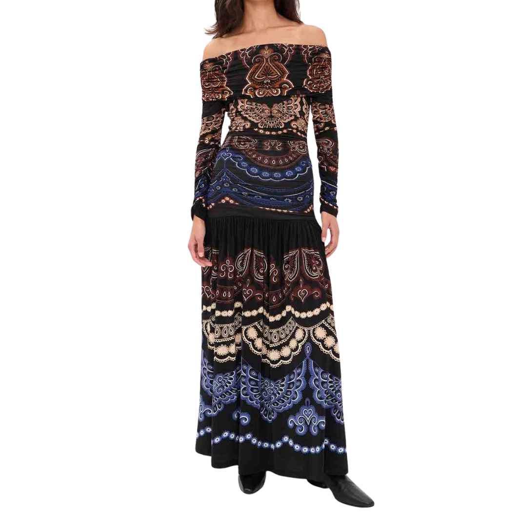 Nicole Black Maxi Dress