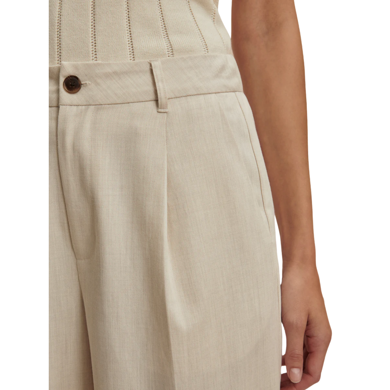 Ellison Crop Wide Pant 24 Birch