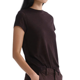 Long Line Adine Tee Plum