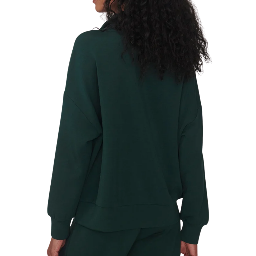Hawley Half Zip Sweat Pine