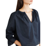 The Poet Navy Blouse