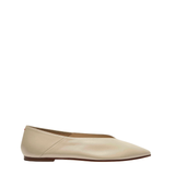 Moa Pointed Toe Flats Creamy