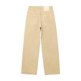 Baggy Fit Denim Beige Jeans