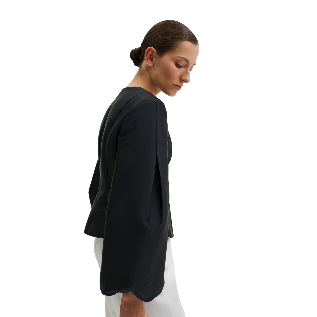Vendela Balloon Sleeve Blouse Black