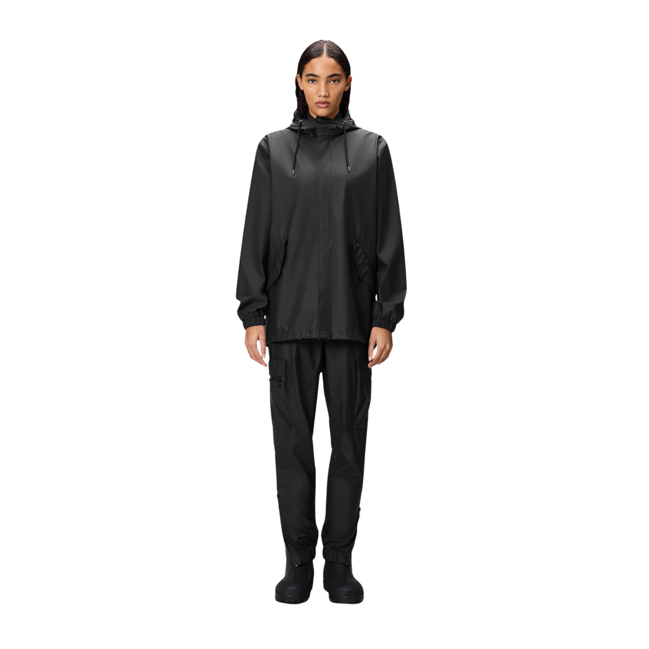 Fishtail Jacket Black