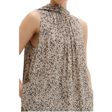 Olivia Scarf Detail Top Shaded Dot