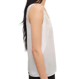 Silk Tank Top White