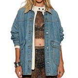 Lemon Denim Berry Blues Barn Jacket