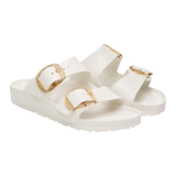Arizona Big Buckle Sandals Eggshell