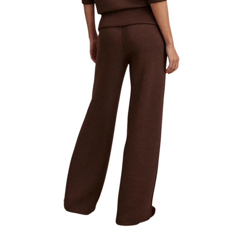 The Wide Leg Pant 30 Coffee/Marl