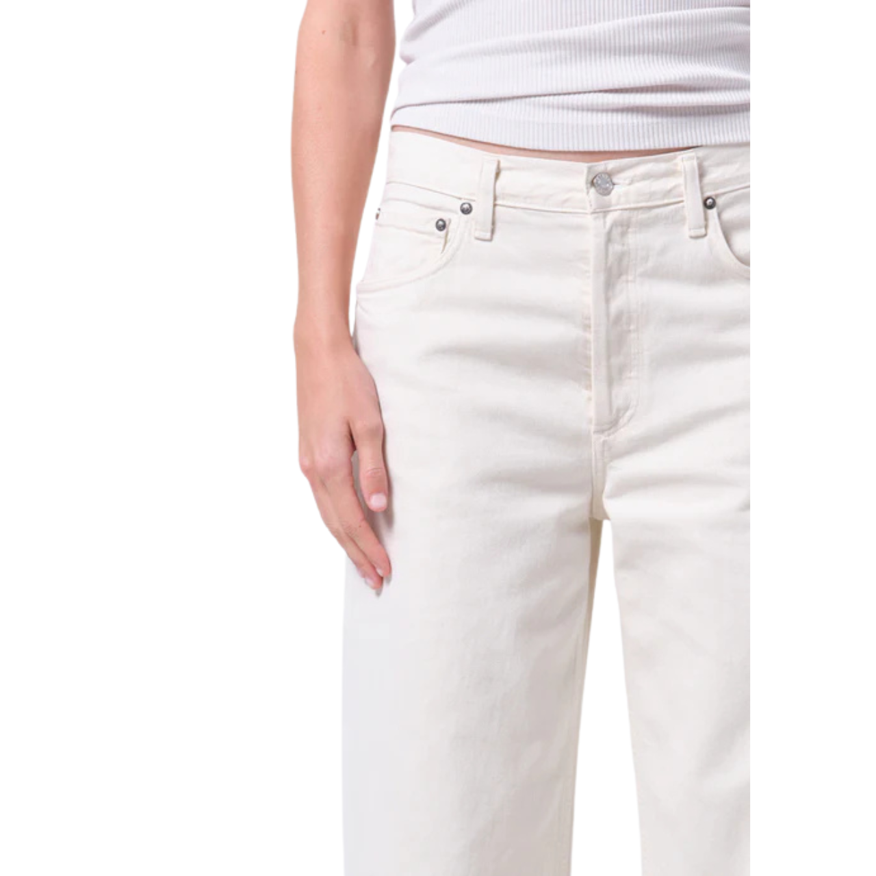 Low Slung Baggy Jeans Brown Rice