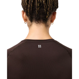 Seamless Textured LS Top Espresso